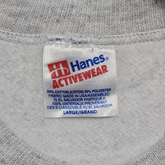 VTG 80s Nova Scotia Canada Nautical Sailboad Graphic Crewneck Sweatshirt Mens L - Picture 4 of 14